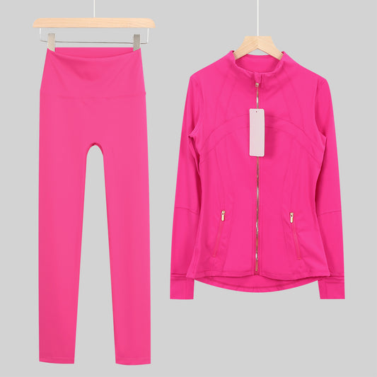 Boutique Cropped Define Jacket & Leggings Set